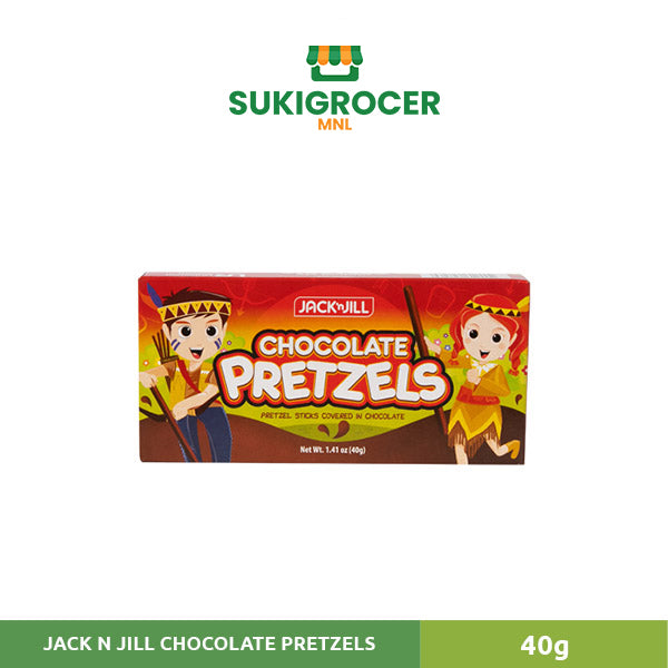 Jack n Jill Chocolate Pretzels 40g