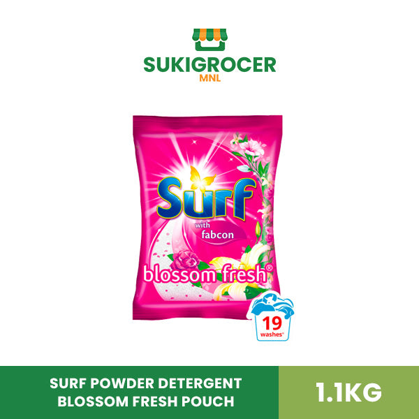 Surf Powder Detergent Blossom Fresh Pouch 1.1kg