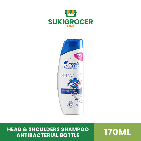 Head & Shoulders Shampoo Antibacterial Bottle 170ML