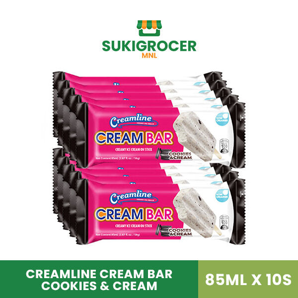 Creamline Cream Bar Cookies & Cream 85ML x 10s