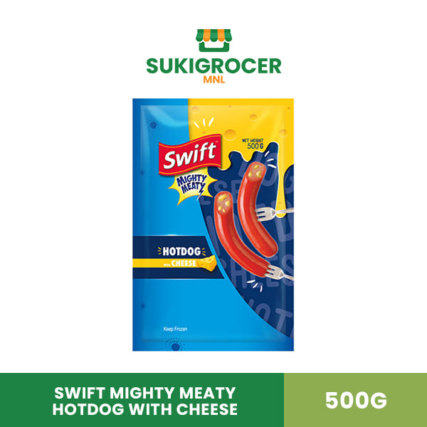 Swift Mighty Meaty Hotdog with Cheese 500G