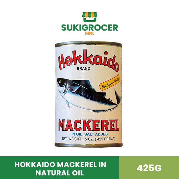 Hokkaido Mackerel in Natural Oil 425G