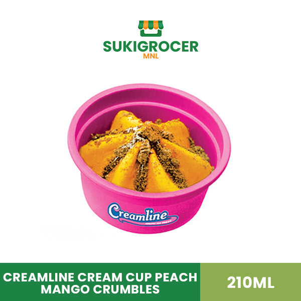 Creamline Cream Cup Peach Mango Crumbles 210ML