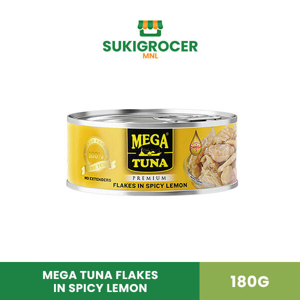 Mega Tuna Flakes in Spicy Lemon 180G