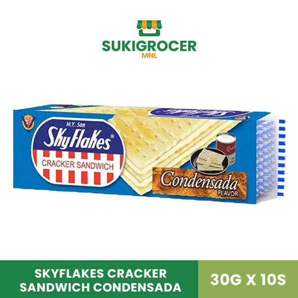 Skyflakes Cracker Sandwich Condensada 30gx10's