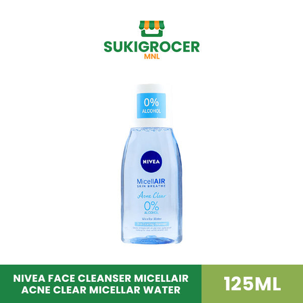 Nivea Face Cleanser MicellAIR Acne Clear Micellar Water 125ml