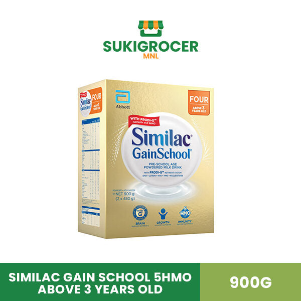 Similac Gain School 5HMO Above 3 Years Old 900G [Expiration: Jun 12, 2025]
