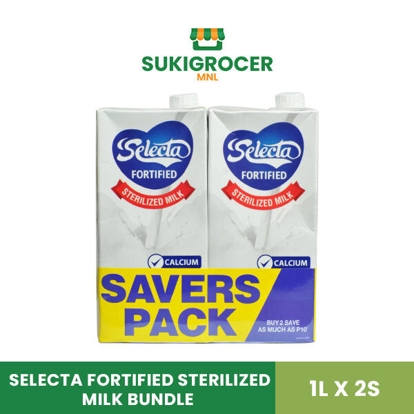 Selecta Fortified Sterilized Milk Bundle 1L x 2s