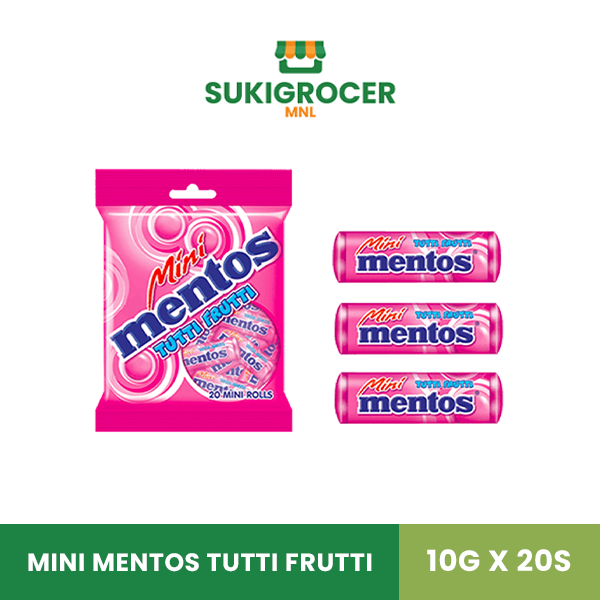 Mini Mentos Tutti Frutti 10g x 20s