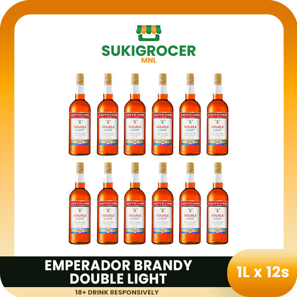 Emperador Brandy Double Light 1L x 12s