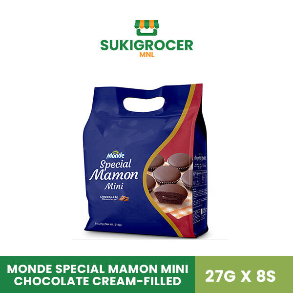 Monde Special Mamon Mini Chocolate Cream-filled 27G x 8s