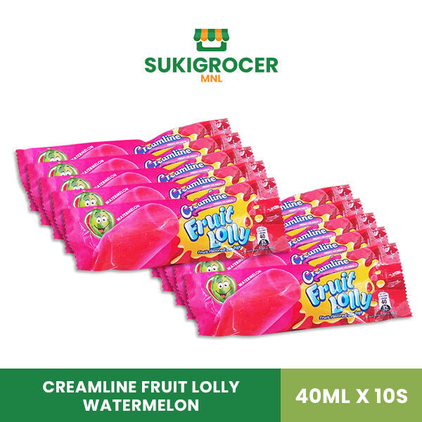 Creamline Fruit Lolly Watermelon 40ML x 10s