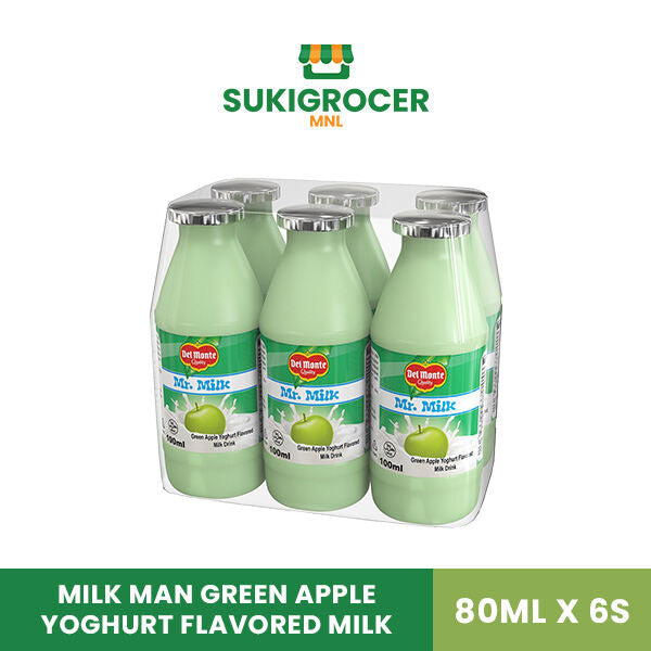 Milk Man Green Apple Yoghurt Flavored Milk 80ML x 6s