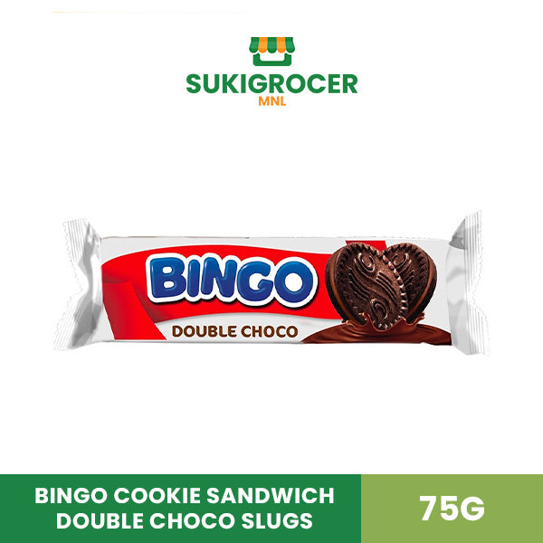 Bingo Cookie Sandwich Double Choco Slugs 75g