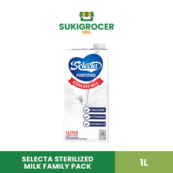 Selecta Sterilized Milk Family Pack 1L