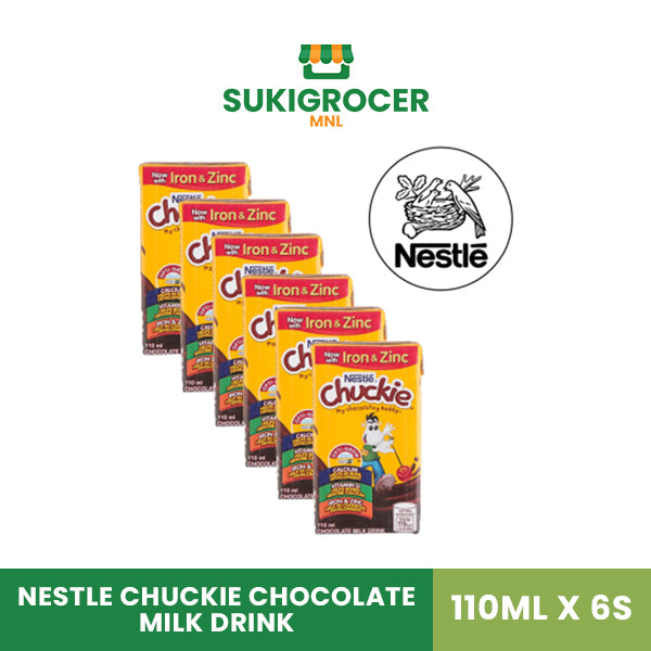 Nestle Chuckie Chocolate Milk Drink 110ML x 6s