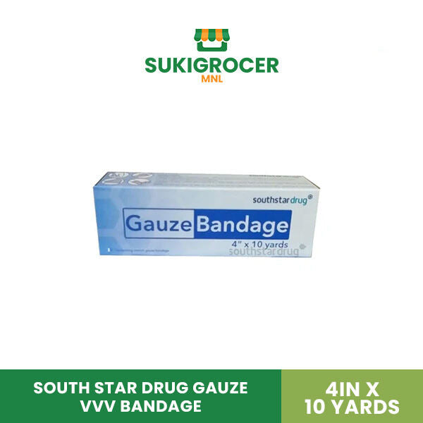 South Star Drug Gauze VVV Bandage 4IN x 10 Yards