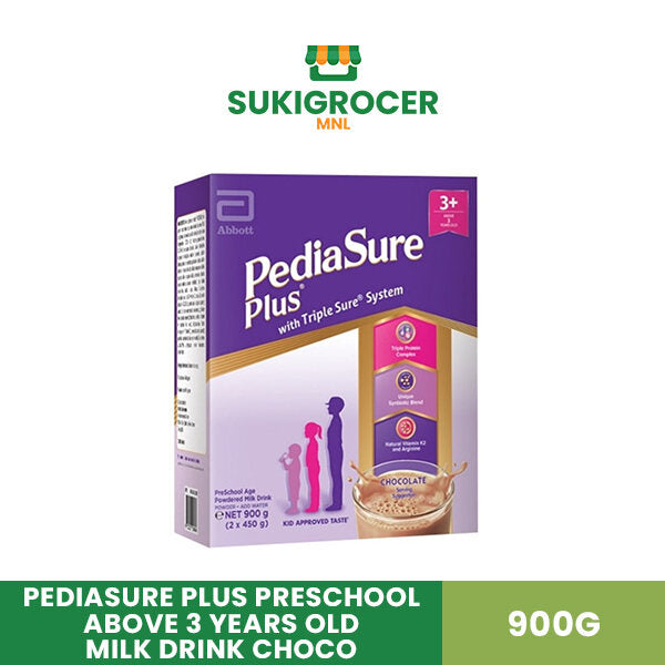 Pediasure Plus Preschool Above 3 Years Old Milk Drink Choco 900G [Expiration: Jul 5, 2025]