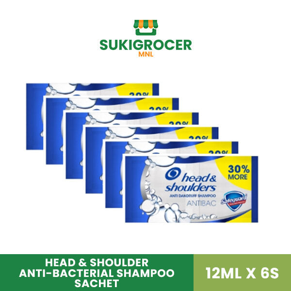 Head & Shoulders Anti-Bacterial Shampoo Sachet 12ML x 6's