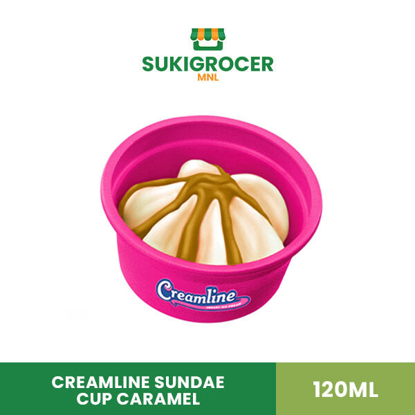 Creamline Sundae Cup Caramel 120ML