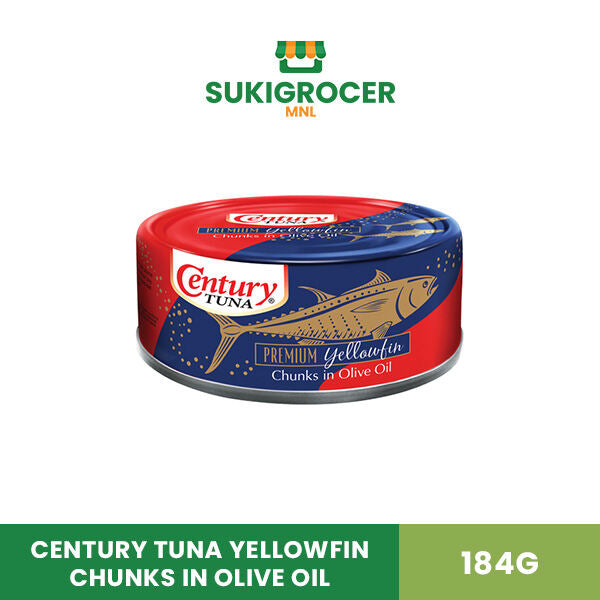 Century Tuna Yellowfin Chunks in Olive Oil 184G