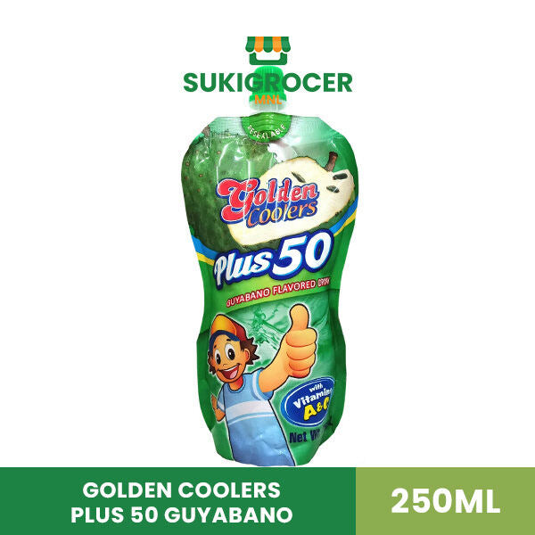 Golden Coolers Plus 50 Guyabano 250ML
