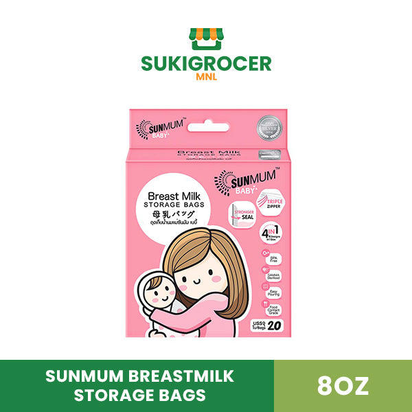 Sunmum Breastmilk Storage Bags 8oz