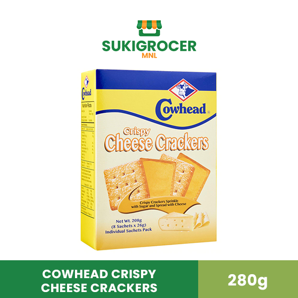 Cowhead Crispy Cheese Crackers 208g