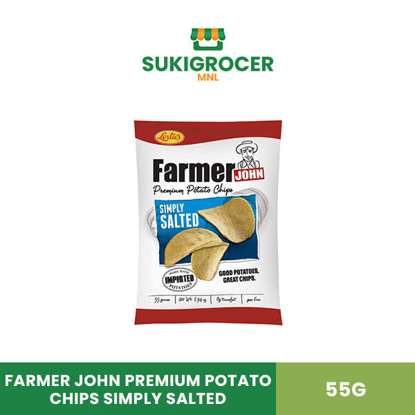 Farmer John Premium Potato Chips Simply Salted 55G