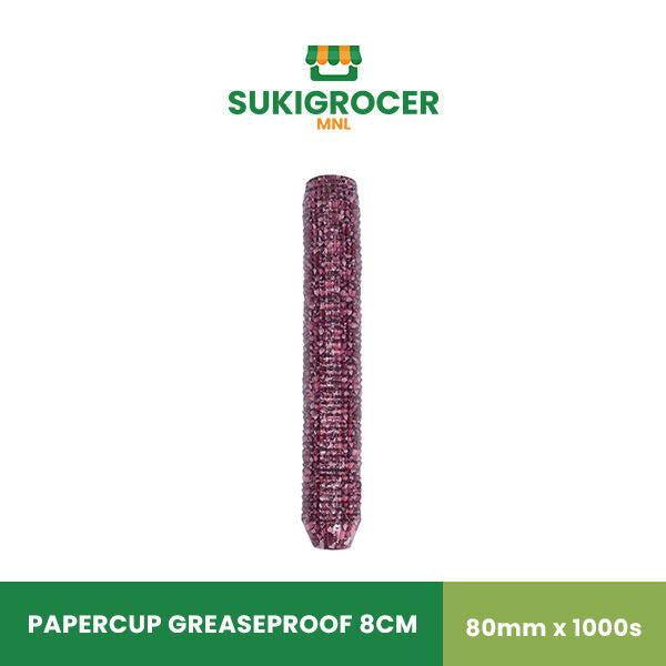 Papercup Greaseproof 8cm 80mm x 1000s