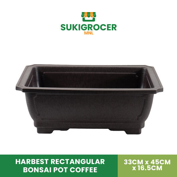 Harbest Rectangular Bonsai Pot Coffee 33CM x 45CM x 16.5CM