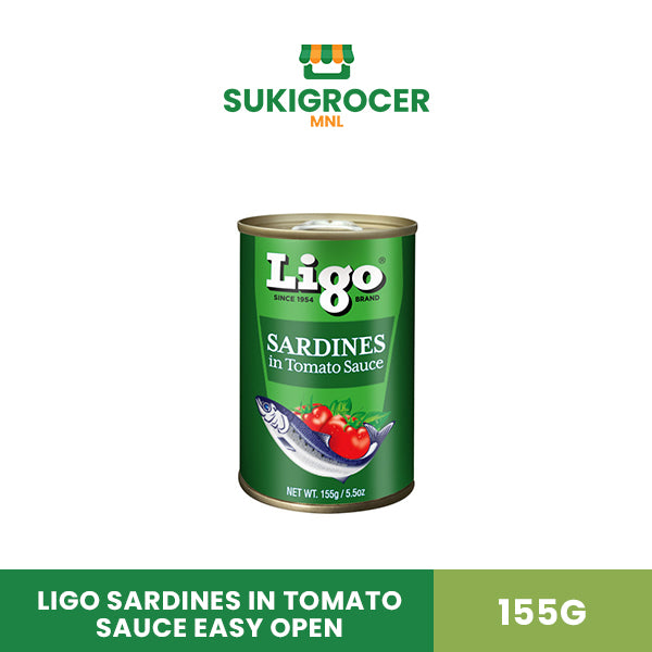 Ligo Sardines in Tomato Sauce Easy Open 155G
