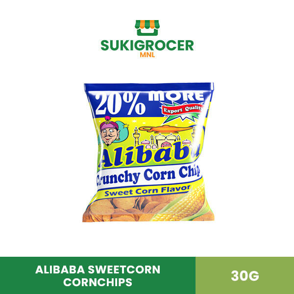 Alibaba Sweetcorn Cornchips 30G