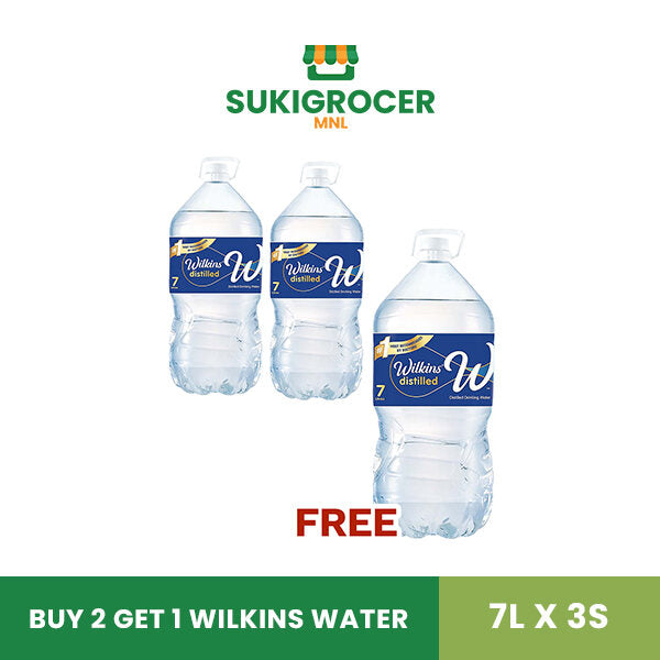 Buy 2 Get 1 Wilkins Water 7L x 3s