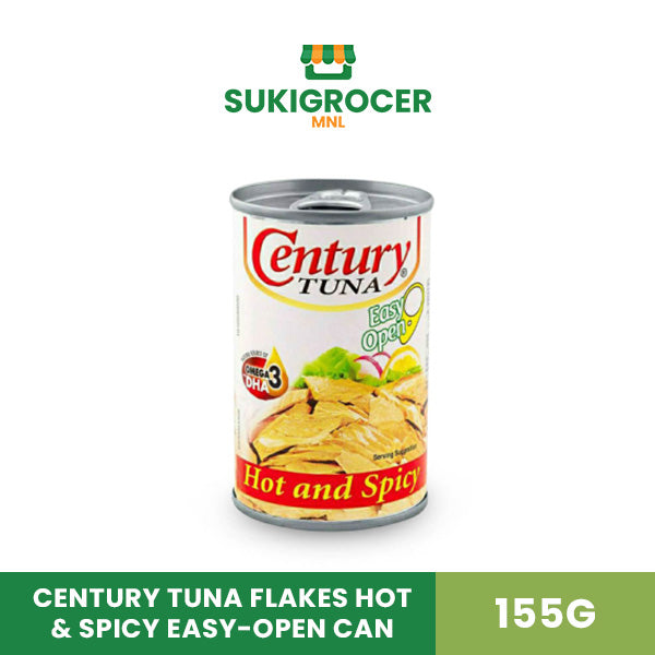 Century Tuna Flakes Hot & Spicy Easy-open Can 155G