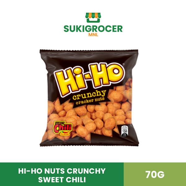 HiHo Crunchy Cracker Nuts Sweet Chili 70G