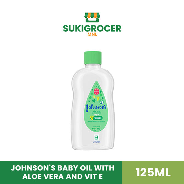 Johnsons Baby Oil with Aloe Vera and Vit E 125ml