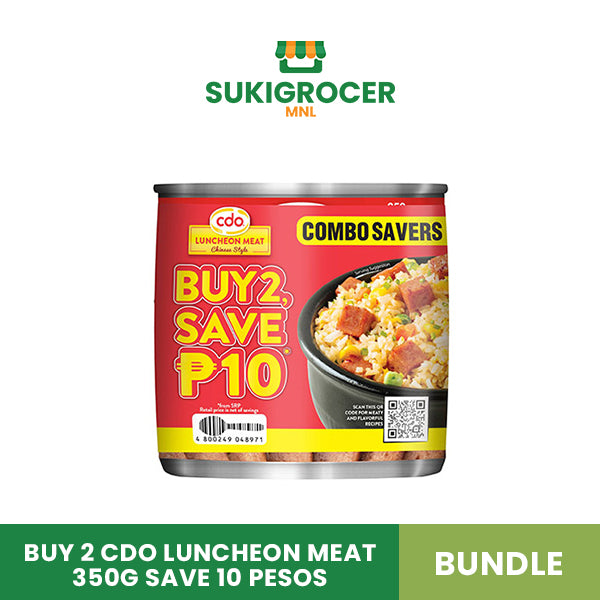 Buy 2 Cdo Luncheon Meat 350G Save 10 pesos Bundle