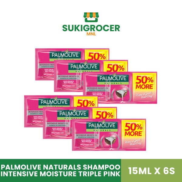 Palmolive Naturals Shampoo Intensive Moisture Triple Pink 15ML x 6's