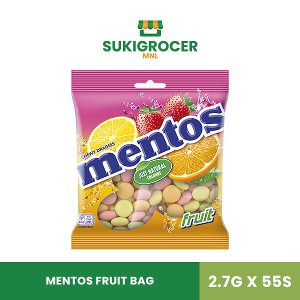 Mentos Fruit Bag 2.7G x 55's