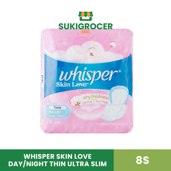 Whisper Skin Love Day/night Thin Ultra Slim 8s