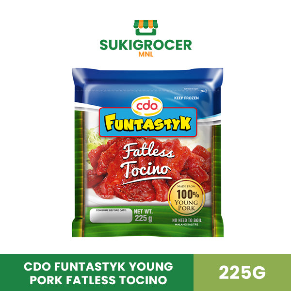 CDO Funtastyk Young Pork Fatless Tocino 225G