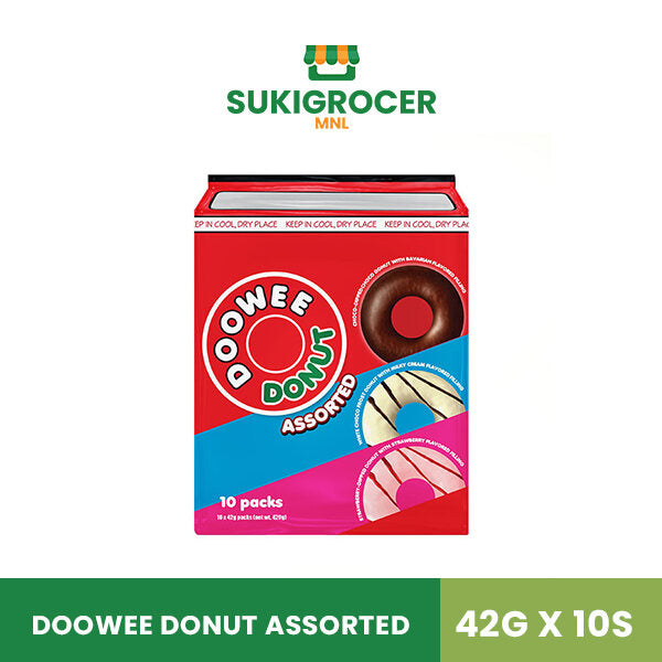 Doowee Donut Assorted 42G x 10s