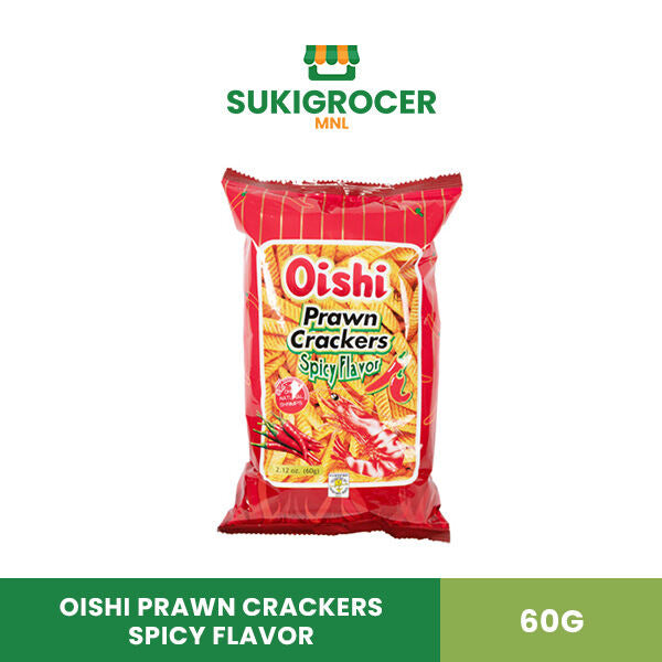 Oishi Prawn Crackers Spicy Flavor 60G