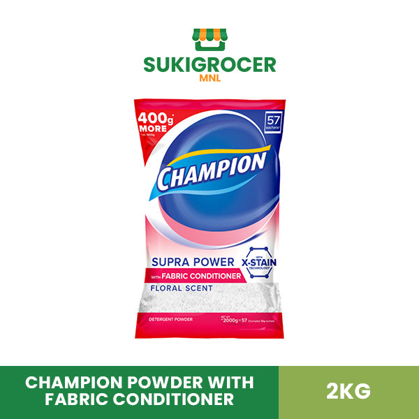 Champion Powder with Fabric Conditioner 2KG