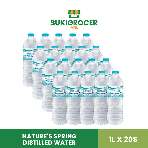 Nature's Spring Distilled Water 1L