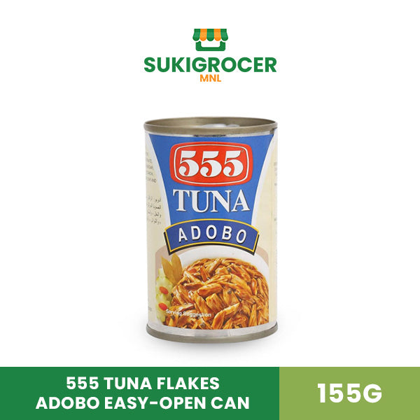 555 Tuna Flakes Adobo Easy-open Can 155G