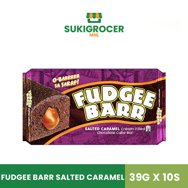 Fudgee Barr Salted Caramel 39G x 10s