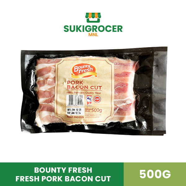 Bounty Fresh Pork Bacon Cut 500G