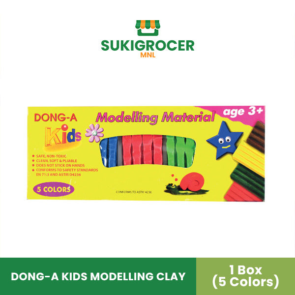 Dong-A Kids Modelling Clay 1 Box (5 Colors)